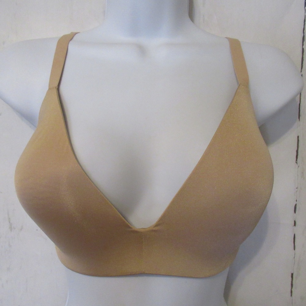 New Skims Bra 32DDD Beige Clay‎ Wireless Form T Shirt Demi Back Closure